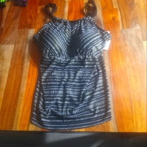 Dreamsuit by Miracle Brand Tankini Swimsuit Top Size 16 NWT